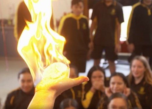 Nanogirl shows off impressive experiments as part of bid to get kids involved in science Headshot